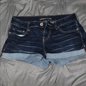 Express jean shorts